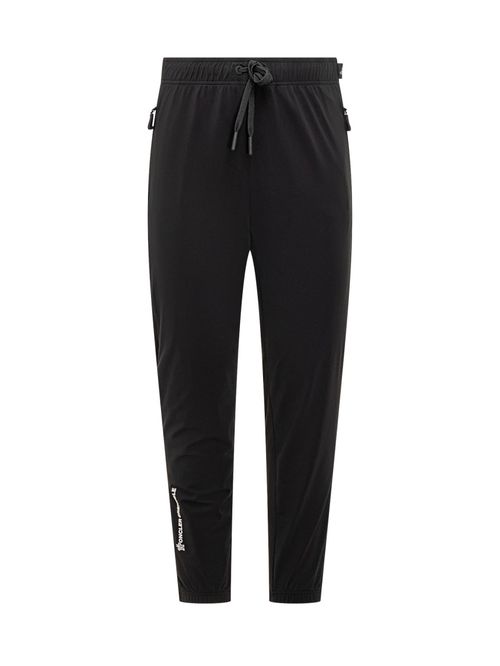 Black Tapered Drawstring Pants
