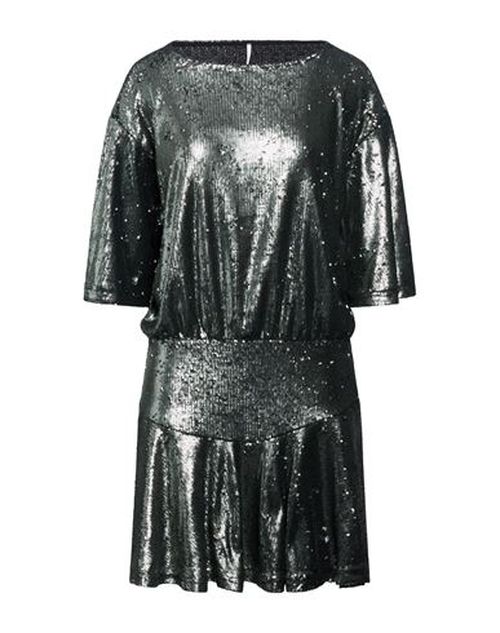 Woman Mini dress Charcoal Size S Nylon