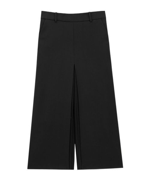 Culottes in wool check