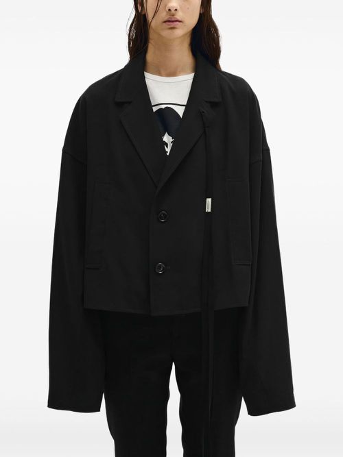 Ann Demeulemeester Ceres cropped jacket - Black