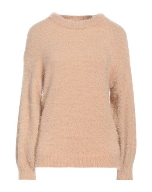 Woman Sweater Beige Size M Polyamide
