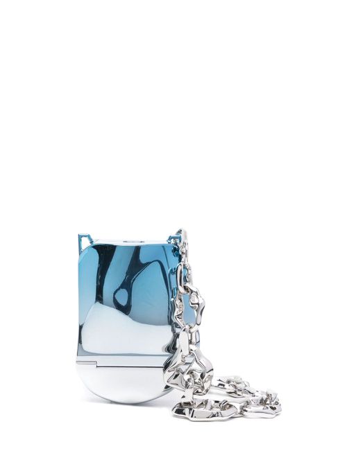 Mirrored crossbody bag - Blue