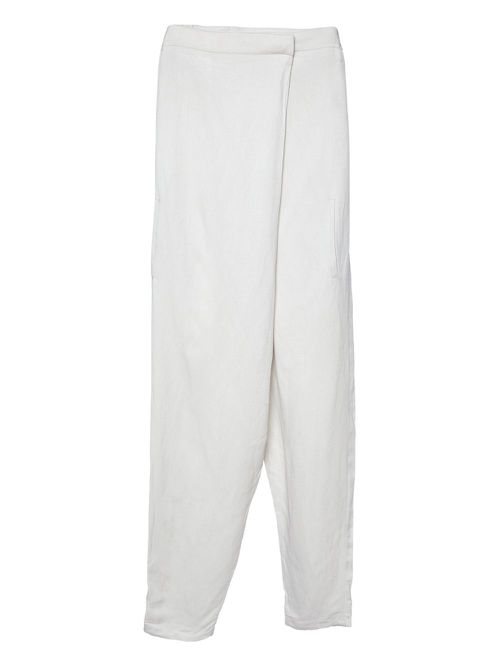 Asymmetric trousers - Neutrals