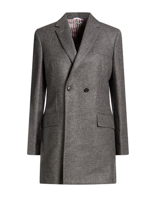 Woman Coat Grey Size 2 Virgin Wool