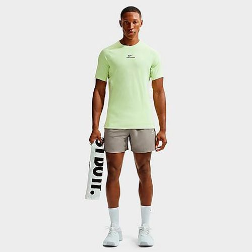 Men's Pro Dri-FIT 6" Training Shorts in Light Army/Light Liquid Lime