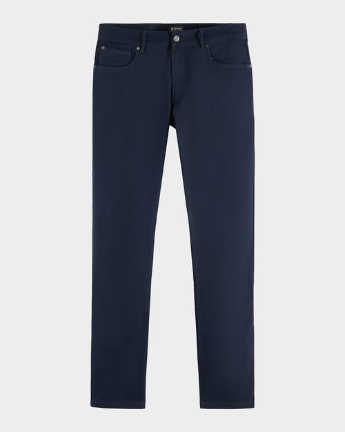 Ralston Cotton Mid-Rise Straight-Leg Jeans