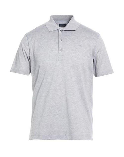 Silver Collection Man Polo shirt Light grey Size L Cotton