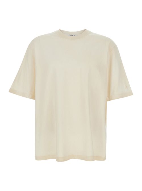 Crew Neck Cotton T-Shirt — White
