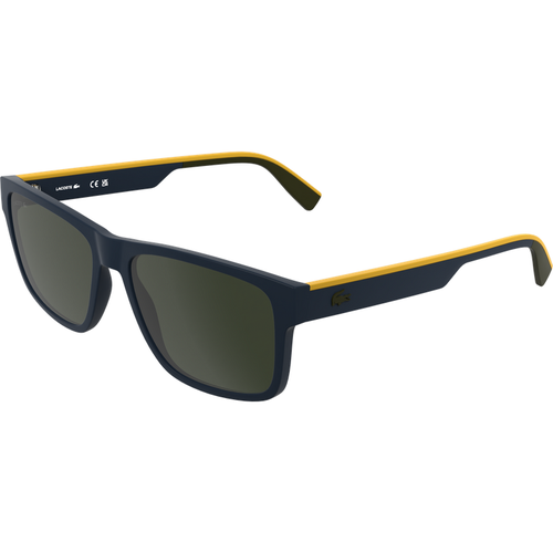 Lacoste Man Lacoste L6076S 424 Zonnebrillen Bio-geïnjecteerd Blauw Kwadraat Normaa