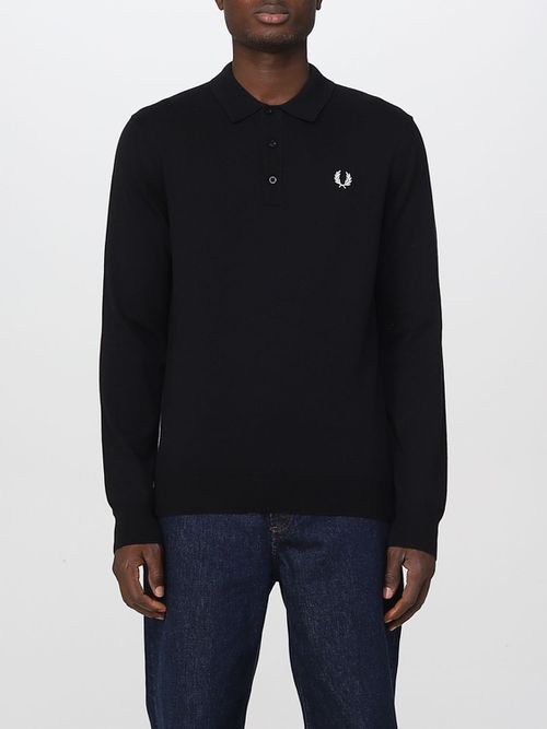 Polo Shirt Men color Black