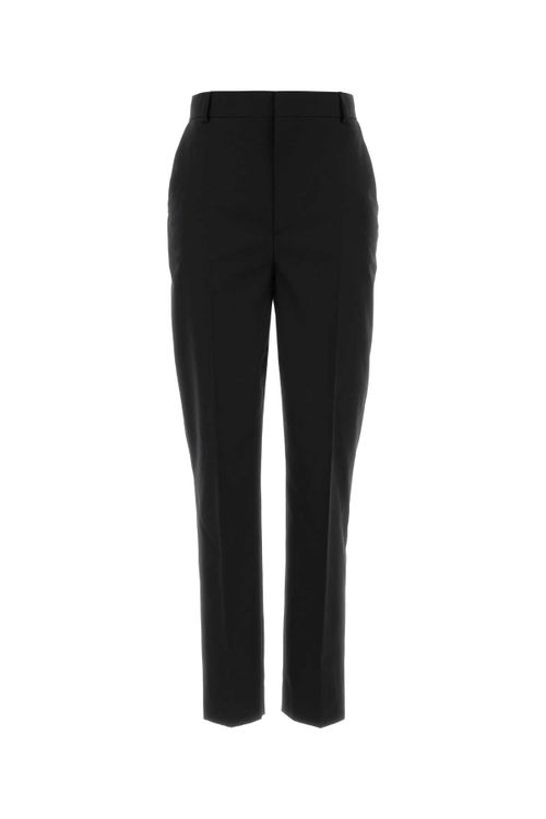Virgin Wool Trousers — Black