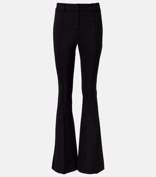 Hibiscus high-rise flared pants