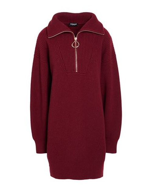 Woman Mini dress Burgundy Size 4 Wool