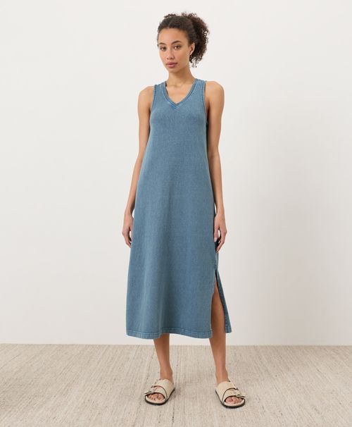Women's Washed Wedgewood Blue Weekends Tank Dre
