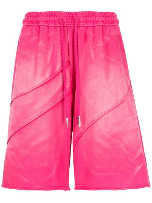 Drawstring cotton shorts - Pink