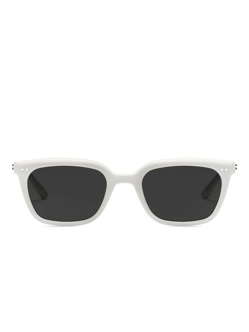 Square-frame sunglasses - White