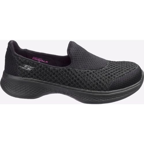 Skechers Kids Unisex Go Walk 4 Kindle Junior Slip On Trainers - Black - .5 Kid