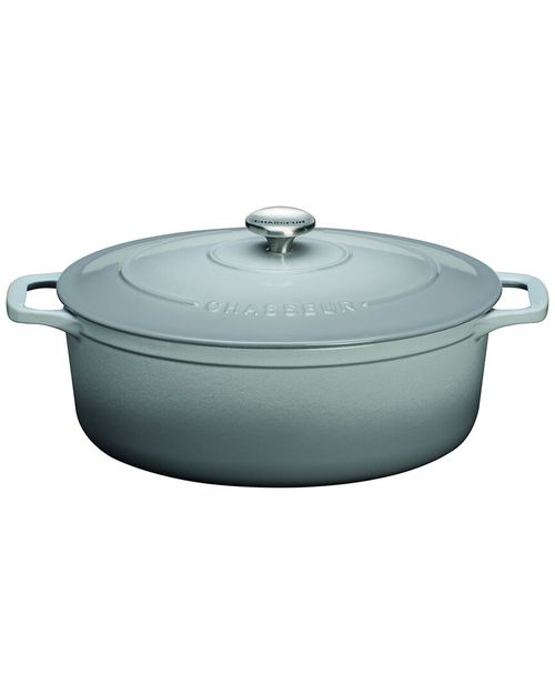5.3qt Cast Iron Oval Dutch Oven