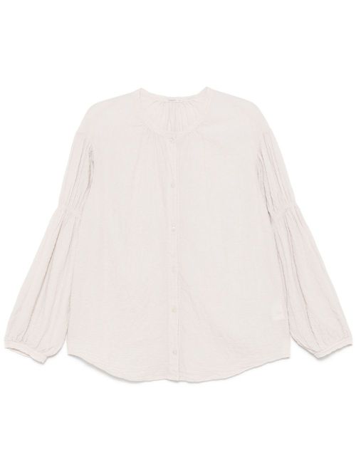 Crinkled blouse - White