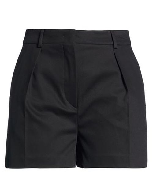 Woman Shorts & Bermuda Shorts Black Size 6 Cotton, Elastane