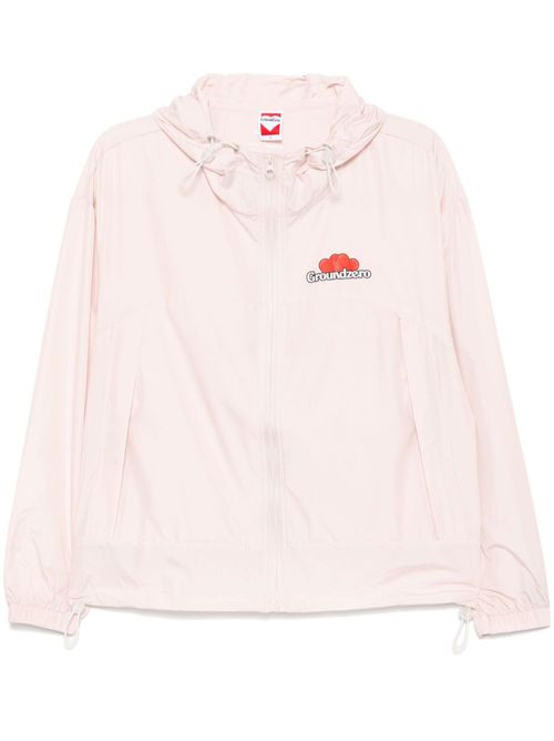 Logo-print lightweight jacket - Pink