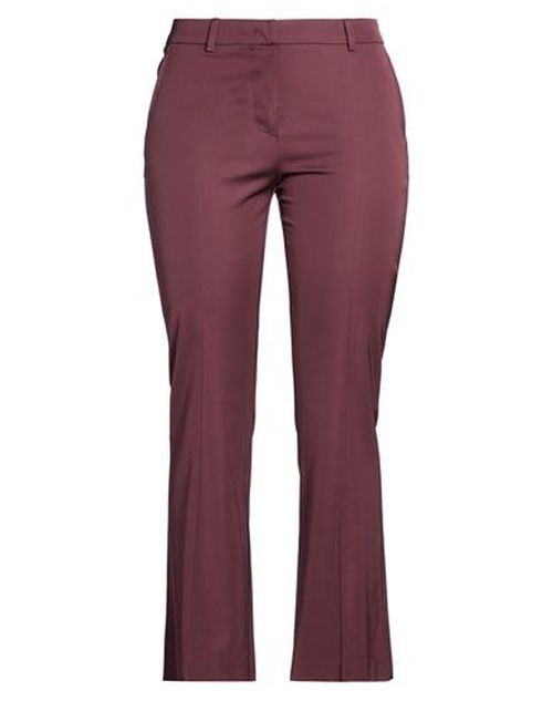 Woman Pants Burgundy Size 8 Viscose, Elastane