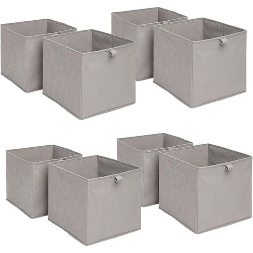Pack of 8 Plain Folding Storage Boxes