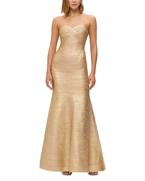 The Metallic Sara Gown