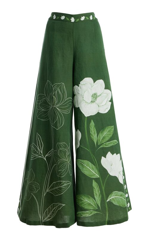 Magnolia Linen-Cotton Wide-Leg Pants - Moda Operandi