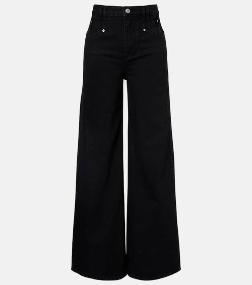 Lemony wide-leg jeans