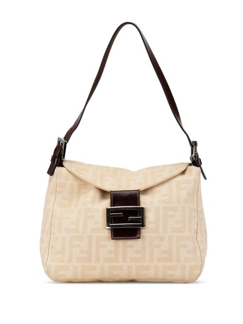 2000-2010 Zucca Canvas Double Flap Mamma shoulder bag - Brown