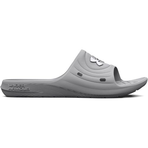 Under Armour Womens Locker IV Sliders Sandals - Grey - Size UK 7.5