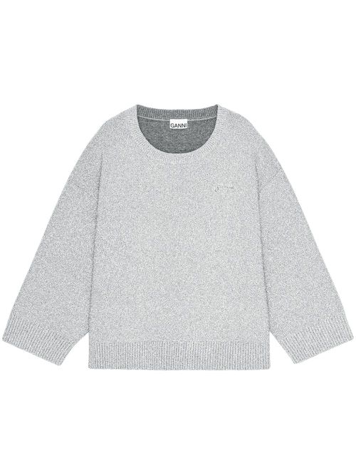 Extra-long sleeves sweater - Grey