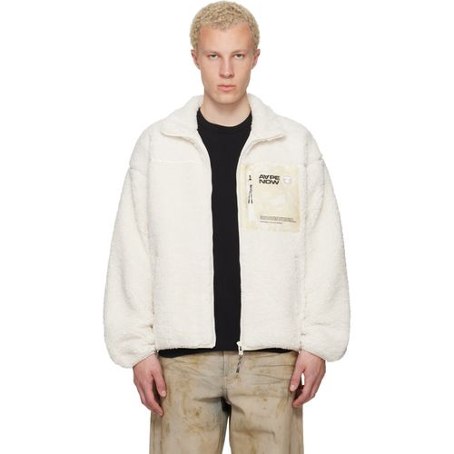 Off-White 'AAPENOW' Moonface Zip-Up Sweater