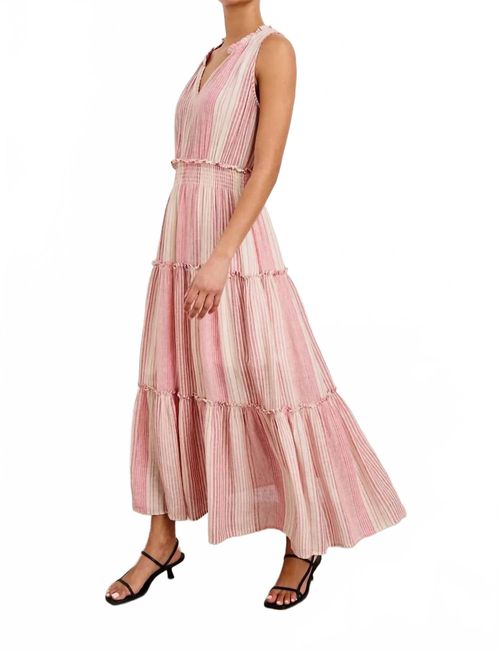 Loulou Dress In Salerno Stripe