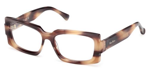Max Mara MM5189 047 Women's Eyeglasses Brown Size 54 - Blue Light Block Available