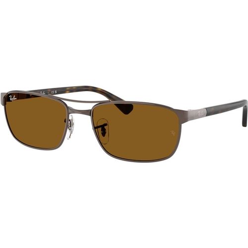 Ray - Ban Unisex Ray - Ban RB3778 925933 Sunglasses Metal Bronze Brown Geometric Norma