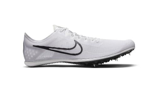 Nike Zoom Mamba 6 White-Black Track & Field Distance Spikes