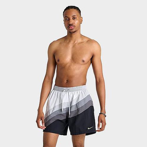 Men's Air Max 95 Swim Shorts in Black/Grey/Volt