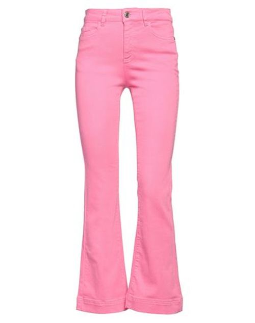 Woman Jeans Fuchsia Size 25 Cotton, Elastomultiester, Elastane