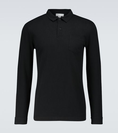 Riviera long-sleeved polo shirt
