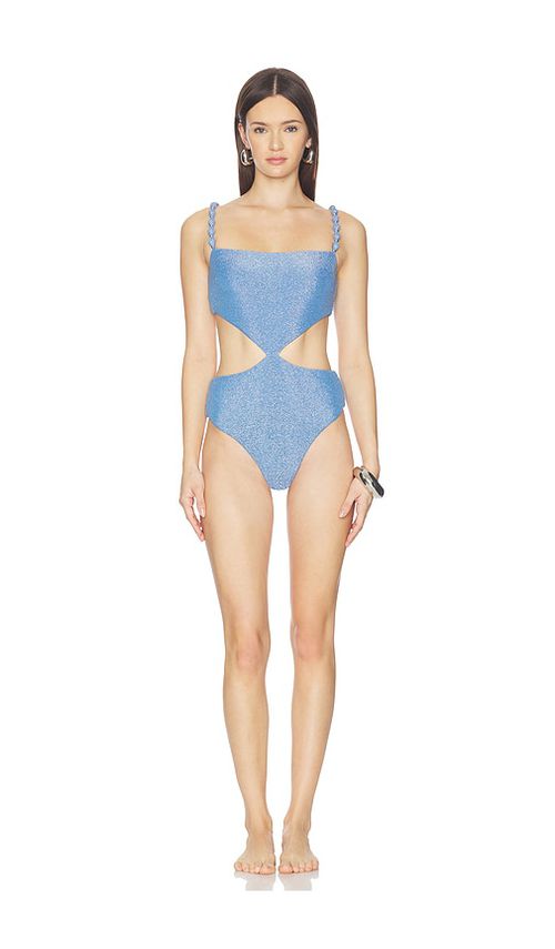 DEVON WINDSOR x REVOLVE Pippa One Piece Swimsuit in Blue. - M also in L, S