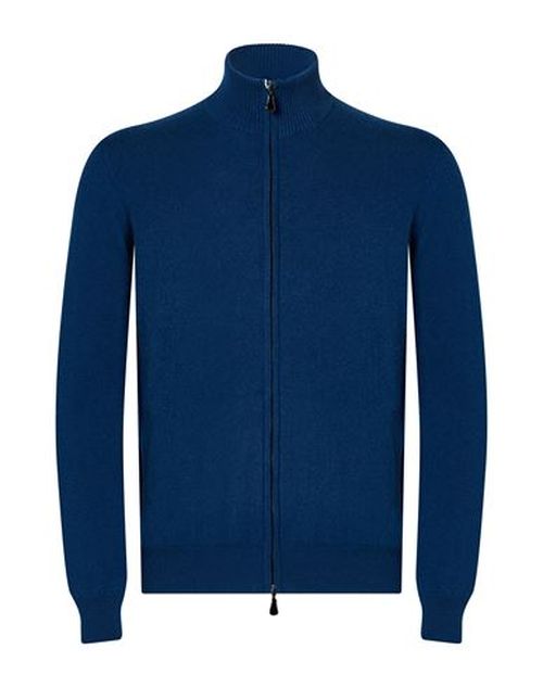Man Cardigan Blue Size 38 Cashmere