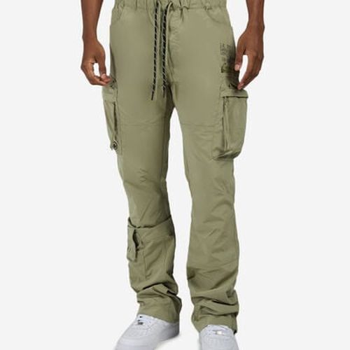 Men's Utility Windbreaker Pants in Green