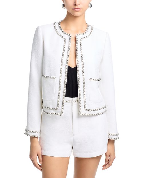 Chain Trim Tweed Jacket - Exclusive