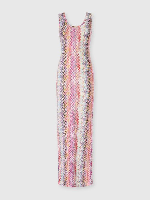 Missoni - Long tank dress, Women, Pink & Multicoloured