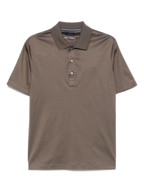 Paul & Shark perlé cotton polo shirt - Brown