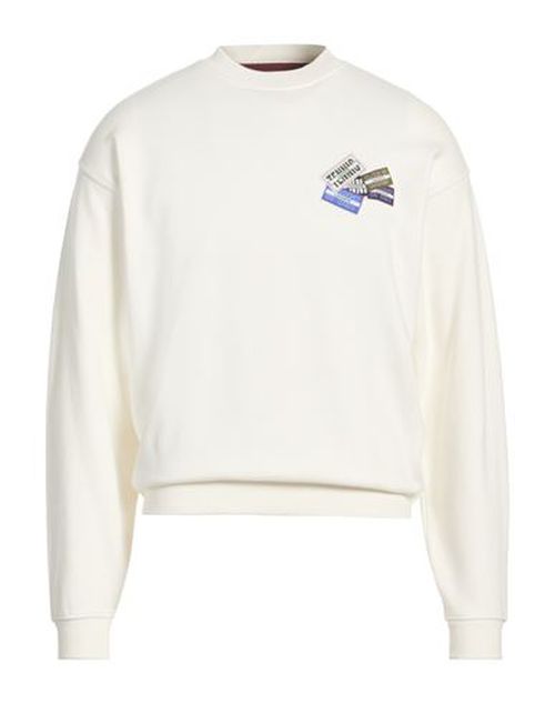 Man Sweatshirt White Size 3 Cotton