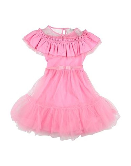 Kid Girl Kids' dress Pink Size 10 Polyamide, Cotton