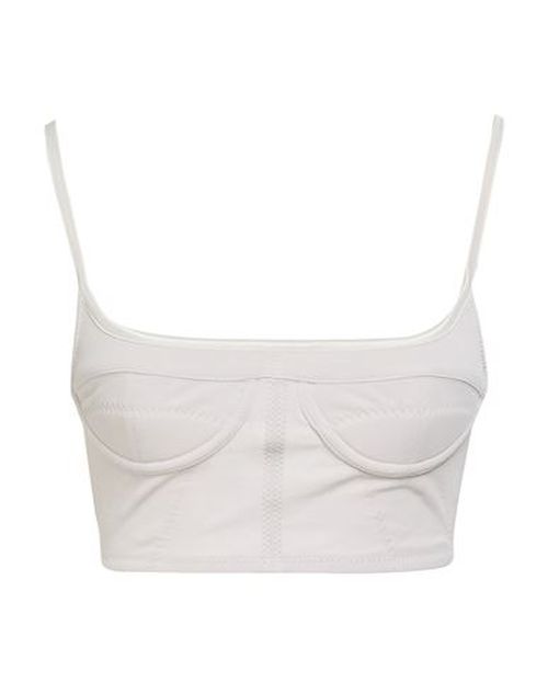 Woman Top Light grey Size 2 Viscose, Polyamide